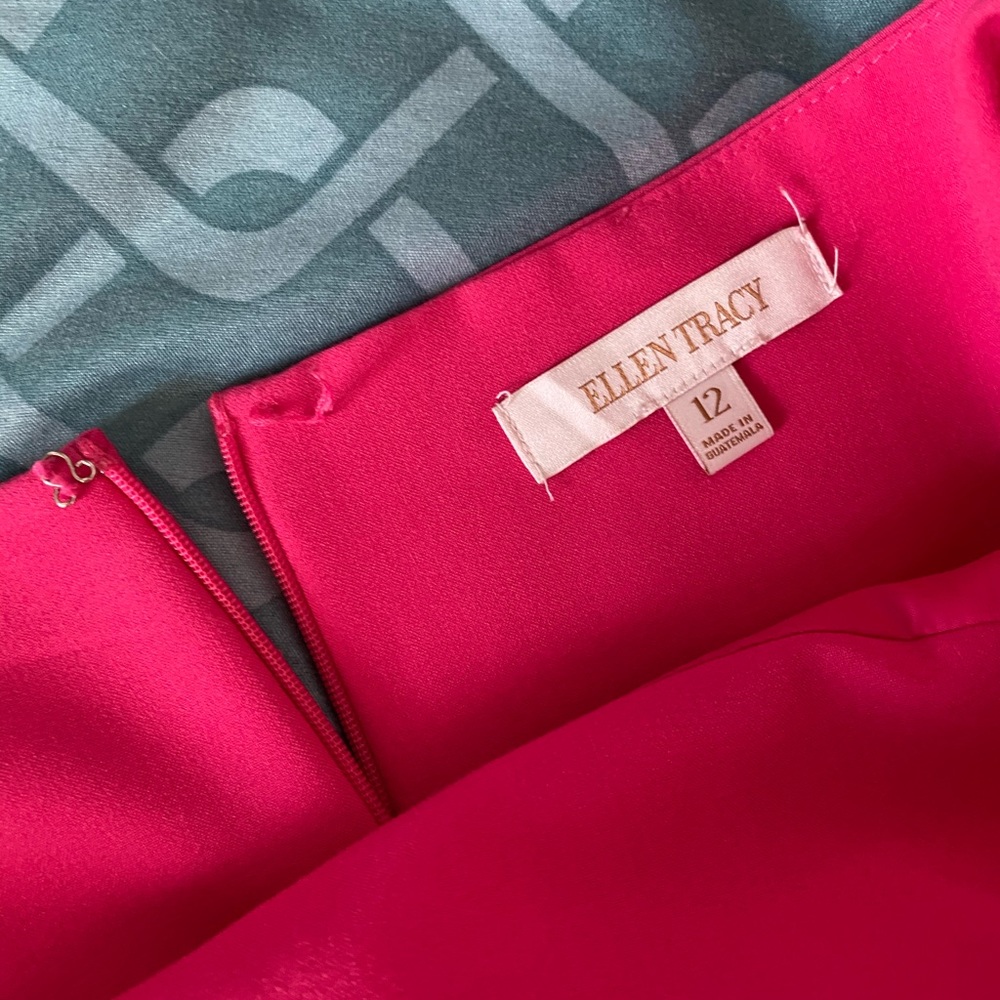 Ellen Tracy hot pink skirt